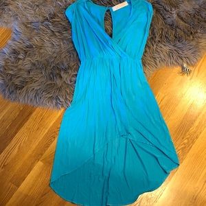 Lulu’s blue high-low dress